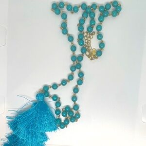 Turquoise beaded necklace